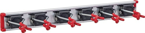 Gerätehalter Set mini Länge 05 m Halter 6 Aluminium / Kunststoff BRUNS