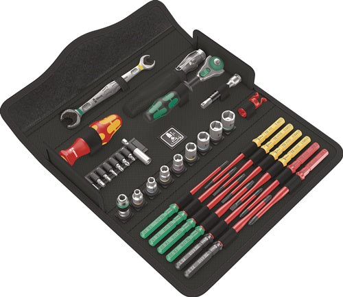Werkzeugset KK W1 35-teilig Wartung Klapptasche WERA