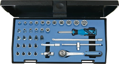 Steckschlüsselsatz 20 ITU-3 36-teilig 1/4 ? Schlüsselweißen 4-14 mm Anzahl Zähne 72 6-Kant GEDORE
