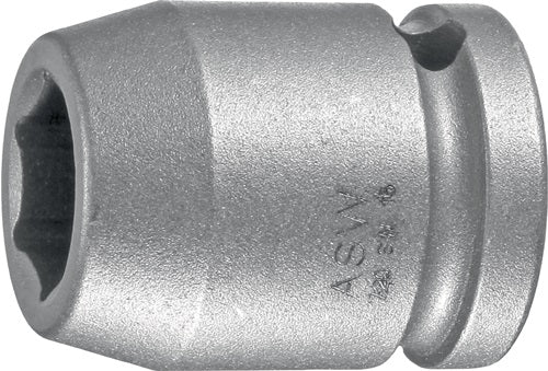 Kraftschraubersteckschlüsseleinsatz 720 1/2 ? 6-Kant Schlüsselweiße 19 mm Länge 38 mm ASW
