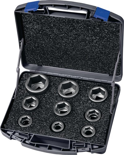 Kraftstecknusssatz 740 KS 9 OL 11-teilig 3/4 ? 6-kant ASW