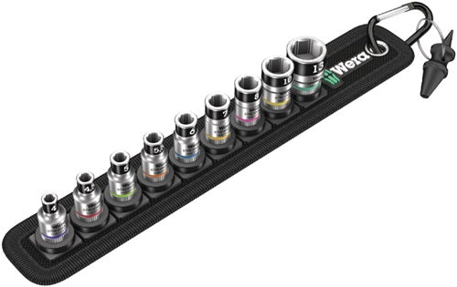Steckschlüsselsatz Belt 1 10-teilig 1/4 ? 4 - 13 mm für Außen-6-kant WERA