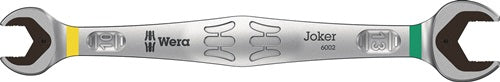 Doppelmaulschlüssel 6002 Joker 10 x 13 mm Länge 167 mm matt verchromt WERA