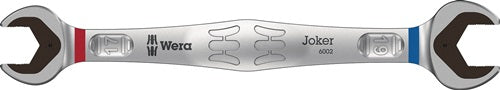 Doppelmaulschlüssel 6002 Joker 17 x 19 mm Länge 235 mm matt verchromt WERA