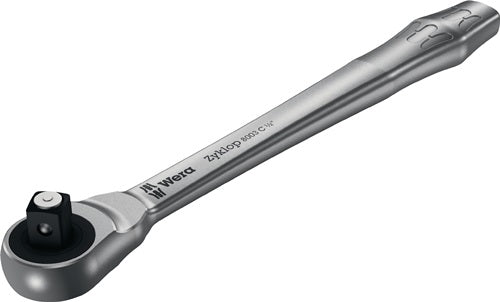 Durchsteckknarre Zyklop Metal push 1/2 ? 38 Zähne Länge 281 mm mit unverlierbarem Durchsteckvierkant WERA