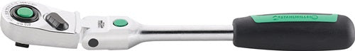 Gelenkknarre 416QR 1/4 ? Anzahl Zähne 80 Länge 170 mm 2-Komponentengriff STAHLWILLE