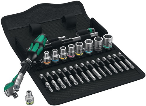 Steckschlüsselsatz 8100 SA 6 28-teilig 1/4 ? Schlüsselweißen 5-13 mm Anzahl Zähne 72 6-Kant WERA