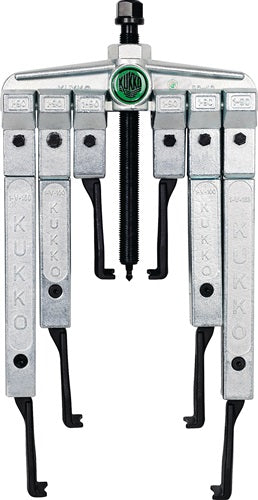 Abzieher 20-10-SP Spanntiefe 100 / 200 / 250 mm Spannweiße 120 mm Gewicht 369 kg 25 t KUKKO
