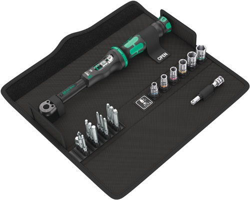 Drehmomentschlüsselset Click-Torque A 6 Set 1 20-teilig 25 - 25 Nm 1/4 ? WERA