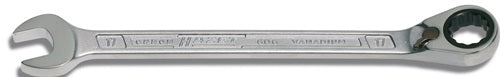 Maulringratschenschlüssel 606 Schlüsselweiße 13 mm Länge 1932 mm umschaltbar Ringseite 13 ° HAZET