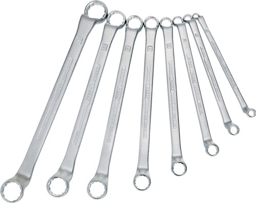 Doppelringschlüsselsatz 630/12 12-teilig Schlüsselweiße 6 - 32 mm tief gekröpft HAZET