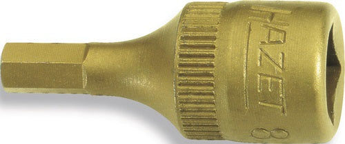 Steckschlüsseleinsatz 8501 1/4 ? Innen-6-kant Schlüsselweiße 4 mm Länge 28 mm HAZET