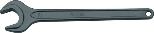 Einmaulschlüssel 894 Schlüsselweiße 14 mm Länge 140 mm phosphatiert mit Aufhängeloch GEDORE