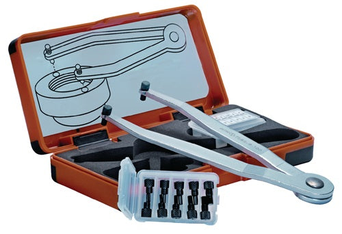 Verstellbarer Stirnlochschlüsselsatz 758 S Zapfen-Ø 15 - 2 - 25 - 3 - 4 mm AMF