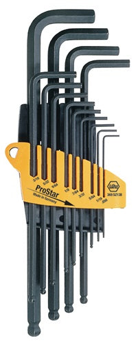 Winkelschraubendrehersatz 369 SZ13B 13-teilig ProStar-Halter SW 005 - 3/8 ? (127 - 953 mm) lang Kugelkopf CV-Stahl WIHA