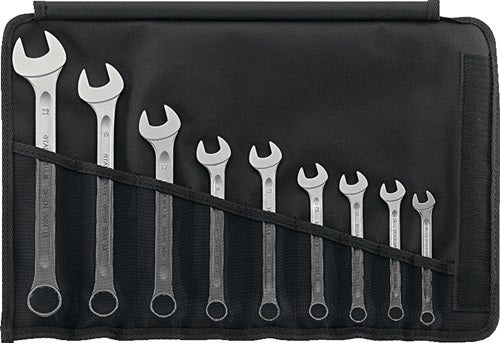 Ringmaulschlüsselsatz 13/9 9-teilig Schlüsselweiße 9-22 mm Form A Chrom-Alloy-Stahl STAHLWILLE