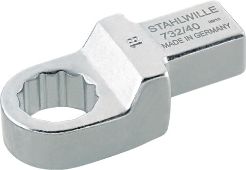 Ringeinsteckwerkzeug 732/40 32 Schlüsselweiße 32 mm 14 x 18 mm Chrom-Alloy-Stahl STAHLWILLE