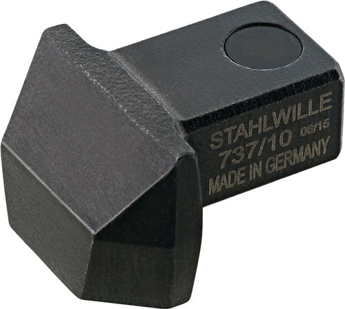 Anschweiß-Einsteckwerkzeug 737/10 9 x 12 mm Anschweißbreite 14 mm Chrom-Alloy-Stahl STAHLWILLE
