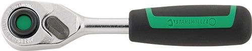 Bit-/Hebelumschaltknarre 419 B QR 1/4 ? mit Ausdrückfunktion Länge 115 mm 80 Zähne STAHLWILLE