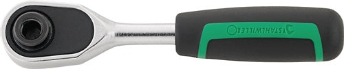 Bit-/Hebelumschaltknarre 419 B QR 1/4 ? mit Ausdrückfunktion Länge 115 mm 80 Zähne STAHLWILLE – Ansicht 3