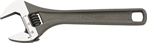 Rollgabelschlüssel 4026 max 24 mm Länge 159 mm mit Einstellskala STAHLWILLE