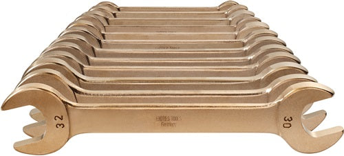 Doppelmaulschlüsselsatz 12-teilig SW6-32 mm Aluminium-Mehrstoff-Bronze funkenfrei ENDRES TOOLS