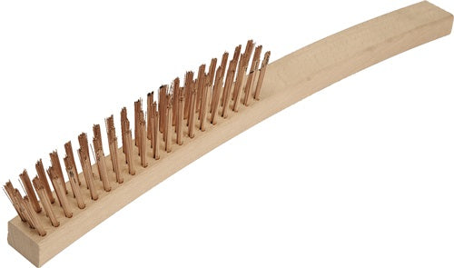 Drahtbürste Länge 350 mm 03 mm Zinnbronzedraht 3-reihig funkenfrei ENDRES TOOLS