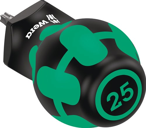 Schraubendreher 367 TORX® Stubby Größe T 25 Klingenlänge 25 mm 2-Komponentengriff Rundklinge WERA – Ansicht 3
