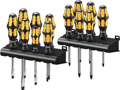 Schraubendrehersatz Big Pack 900 13-teilig Schlitz / PH / PZD / TX 2-Komponentengriff 6-Kant-Klinge / Ansatz WERA – Ansicht 5