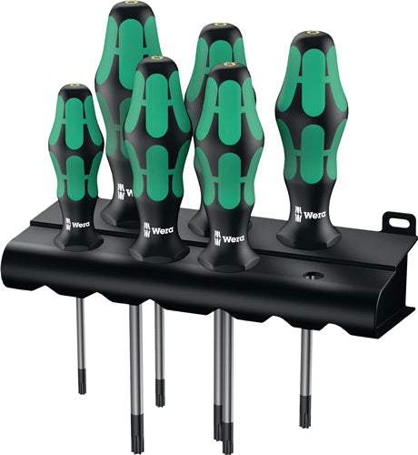 Schraubendrehersatz 367/6 6-teilig TORX® 2-Komponentengriff Rundklinge WERA