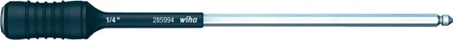 Bithalter Torque Bit Universal 4 mm 1/4 ? C 63 + E 63 Schnellwechselfutter Länge 162 mm WIHA