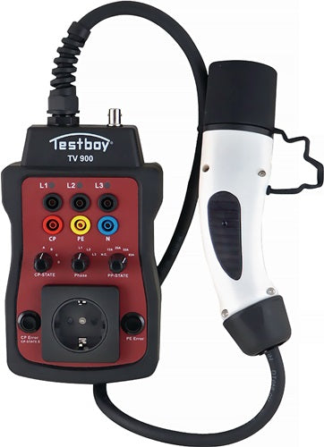 Ladesäulenprüfadapter TV 900 für Typ-2 Ladesäulen L275xB120xH60mm TESTBOY
