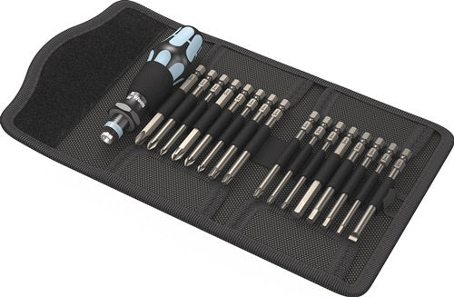 Schraubendrehersatz K K 60 Stainless 17-teilig mit Wechselklingen Edelstahl WERA