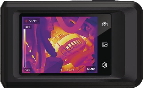 Wärmebildkamera TV 296 35? Farb-Display 256 x 192 Bildpunkte-20 bis +400 °C TESTBOY