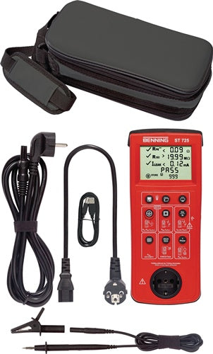 Gerätetester ST 725 Batterie- / Netzbetrieb L270xB115xH55mm BENNING