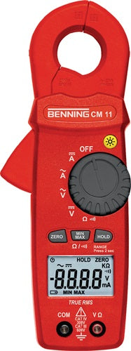 Stromzangenmultimeter CM 11 01 mA-20 A AC 01 mA-10 A DC CAT IV 300 V BENNING