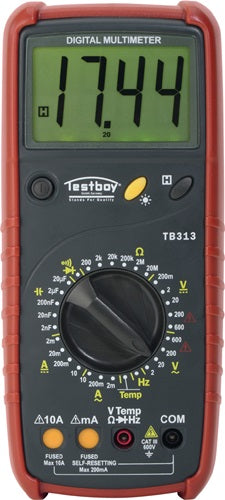 Digitalmultimeter Testboy 313 0-600 V AC 0-600 V DC RMS TESTBOY