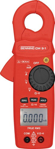 Leckstromzange CM 9-1 Messbereich 0010 mA - 60 A AC Zangenöffnung max 23 mm BENNING