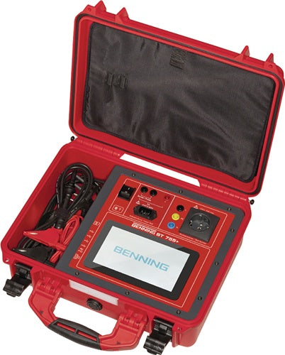 Gerätetester ST 755+ Set mit Schutzleiter- / Isolationswiderstand L405xB330xH165mm 1 Set BENNING
