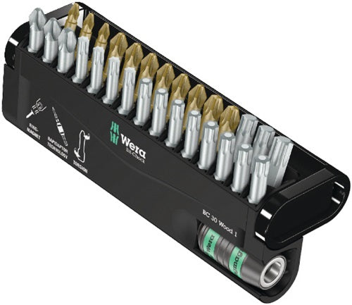Bitsortiment Bit-Check 30 Wood 1 30-teilig PH/PZD/TX WERA