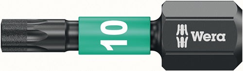 Bit IMPAKTOR DC T10 Länge 25 mm 1/4 ? C63 Impaktor DC Box mit 10 Bits WERA