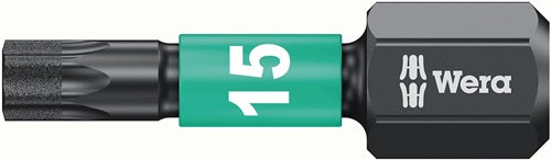 Bit IMPAKTOR DC T15 Länge 25 mm 1/4 ? C63 Impaktor DC Box mit 10 Bits WERA