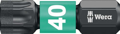 Bit 867/1 IMP DC T40 Länge 25 mm 1/4 ? C63 Impaktor DC Box mit 10 Bits WERA