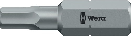 Bit 840/1 Z 1/4 ? 25 mm Länge 25 mm zähhart HEX-Plus WERA - VPE: 10