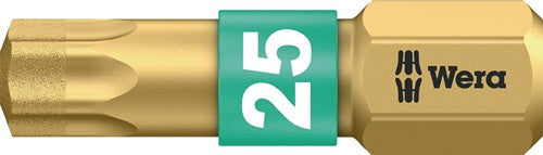 Bit 867/1 BDC 1/4 ? T 10 Länge 25 mm BiTorsion diamatbeschichtet WERA - VPE: 10