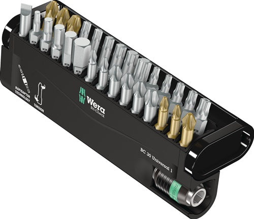 Bitsortiment Bit-Check 30 Universal 1 30-teilig Schlitz/PH/PZD/TX/TX-BO/6Kt WERA