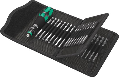 Schraubendrehersatz KK 62 33-teilig mit Handhalter und Wechselklingen WERA