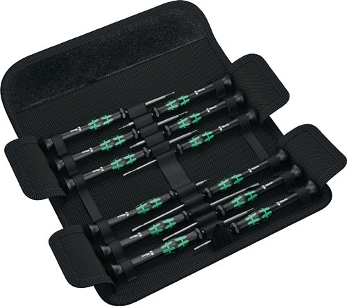 Feinmechanikerschraubendrehersatz K Micro-Set/12 SB 1 12 teilig Schlitz/PH/6-KT/TORX® WERA