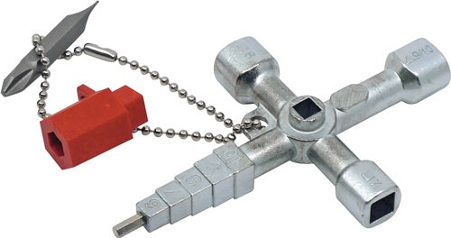 Schaltschrankschlüssel 820 M03 13 Funktionen mit Bitadapter SCHUEBO