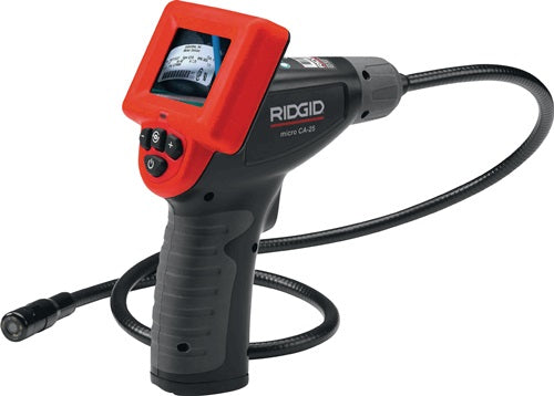 Akku-Inspektionskamera micro CA-25 27 ? 480 x 234 17 mm LED 4 Kabellänge 1200 mm RIDGID